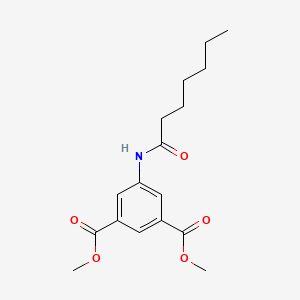 Dimethyl 5-(heptanoylamino)benzene-1,3-dicarboxylate