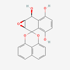 molecular formula C20H14O6 B1247960 Palmarumycin C12 