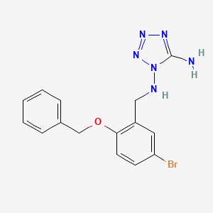 N~1~-[2-(benzyloxy)-5-bromobenzyl]-1H-tetrazole-1,5-diamine