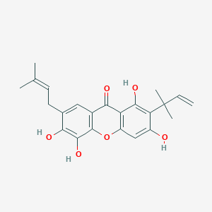 molecular formula C23H24O6 B1247969 Isoalvaxanthone 