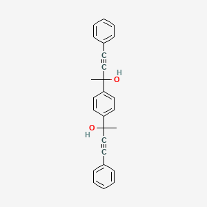 2-[4-(2-Hydroxy-4-phenylbut-3-yn-2-yl)phenyl]-4-phenylbut-3-yn-2-ol