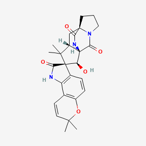 molecular formula C26H29N3O5 B1247973 Sclerotiamide 