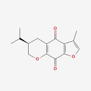 molecular formula C15H16O4 B1247975 Scabequinone 