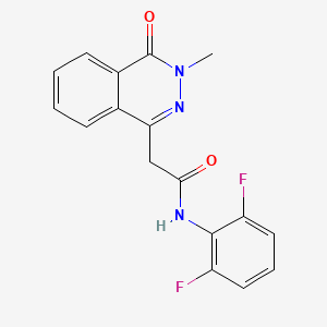 N-(2,6-difluorophenyl)-2-(3-methyl-4-oxophthalazin-1-yl)acetamide