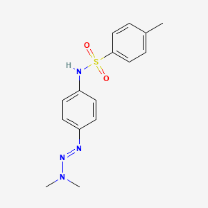 N-{4-[(1E)-3,3-dimethyltriaz-1-en-1-yl]phenyl}-4-methylbenzenesulfonamide