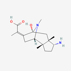 molecular formula C16H26N2O3 B1247982 Hederacine A 