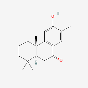 molecular formula C18H24O2 B1247986 Nimbiol CAS No. 561-95-5