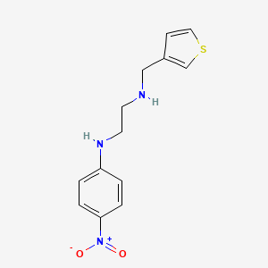 N-(4-nitrophenyl)-N'-(thiophen-3-ylmethyl)ethane-1,2-diamine