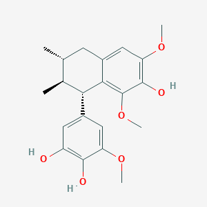 molecular formula C21H26O6 B1247997 Ocholignan B 