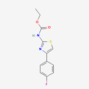 Ethyl N-[4-(4-fluorophenyl)-1,3-thiazol-2-yl]carbamate