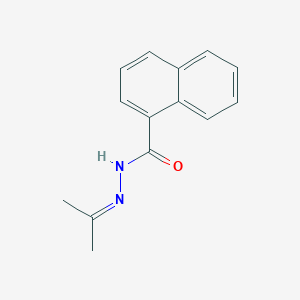 N'-(propan-2-ylidene)naphthalene-1-carbohydrazide