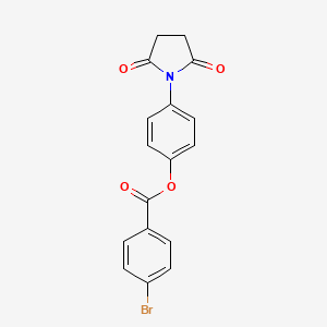 4-(2,5-Dioxopyrrolidin-1-yl)phenyl 4-bromobenzoate