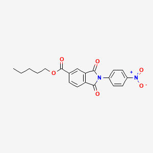 Pentyl 2-(4-nitrophenyl)-1,3-dioxoisoindole-5-carboxylate