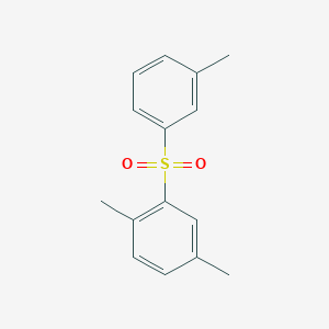 1,4-Dimethyl-2-[(3-methylphenyl)sulfonyl]benzene