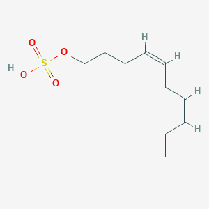 molecular formula C10H18O4S B1248017 (4Z,7Z)-deca-4,7-dien-1-yl hydrogen sulfate 