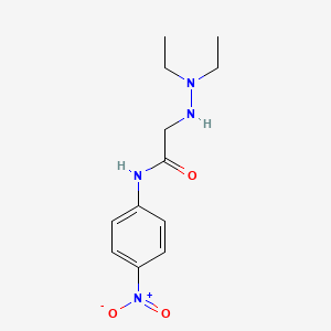 molecular formula C12H18N4O3 B12480189 2-(2,2-diethylhydrazinyl)-N-(4-nitrophenyl)acetamide 