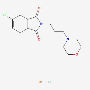 5-chloro-2-[3-(morpholin-4-yl)propyl]-3a,4,7,7a-tetrahydro-1H-isoindole-1,3(2H)-dione hydrobromide