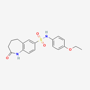 N-(4-ethoxyphenyl)-2-oxo-2,3,4,5-tetrahydro-1H-1-benzazepine-7-sulfonamide