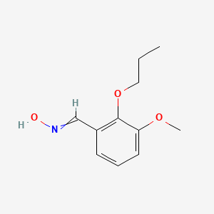 N-[(3-methoxy-2-propoxyphenyl)methylidene]hydroxylamine