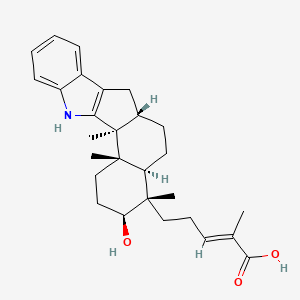 molecular formula C28H37NO3 B1248039 Nodulisporic Acid F 