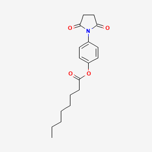 4-(2,5-Dioxopyrrolidin-1-yl)phenyl octanoate