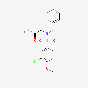 N-benzyl-N-[(3-chloro-4-ethoxyphenyl)sulfonyl]glycine