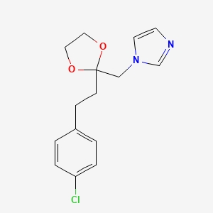 1-({2-[2-(4-Chlorophenyl)ethyl]-1,3-Dioxolan-2-Yl}methyl)-1h-Imidazole
