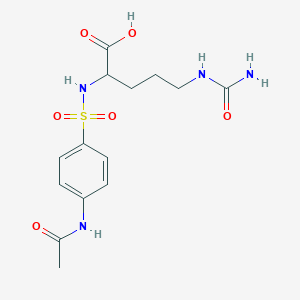 N~2~-{[4-(acetylamino)phenyl]sulfonyl}-N~5~-carbamoylornithine