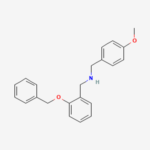 1-[2-(benzyloxy)phenyl]-N-(4-methoxybenzyl)methanamine