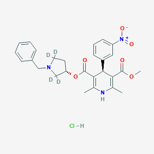 molecular formula C27H30ClN3O6 B124807 巴尼地平-d4 盐酸盐 CAS No. 117131-01-8