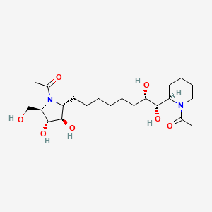 molecular formula C22H40N2O7 B1248071 Broussonetine J 