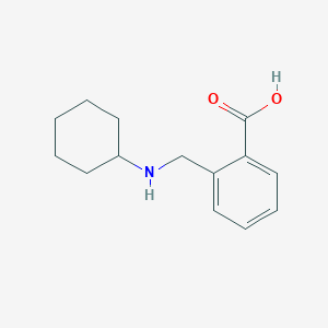 2-[(Cyclohexylamino)methyl]benzoic acid