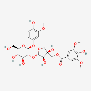 molecular formula C27H34O16 B1248078 Albibrissinoside B 