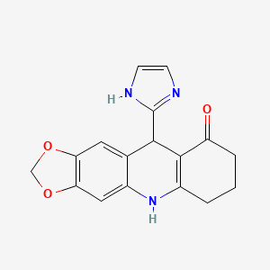 10-(1H-imidazol-2-yl)-6,7,8,10-tetrahydro[1,3]dioxolo[4,5-b]acridin-9(5H)-one