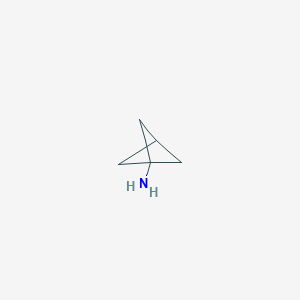 molecular formula C5H9N B1248080 Bicyclo[1.1.1]pentan-1-amine CAS No. 177287-49-9