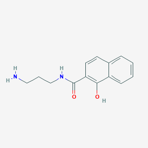 N-(3-aminopropyl)-1-hydroxynaphthalene-2-carboxamide