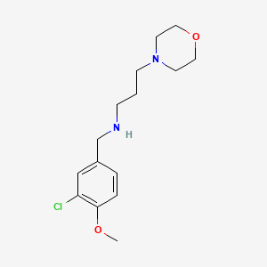 N-(3-chloro-4-methoxybenzyl)-3-(morpholin-4-yl)propan-1-amine