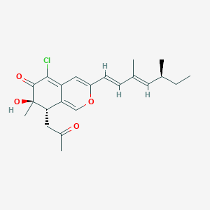 molecular formula C22H27ClO4 B1248088 epi-isochromophilone II 