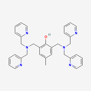 2,6-Bis((bis(pyridin-2-ylmethyl)amino)methyl)-4-methylphenol