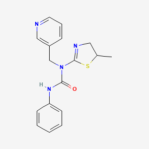 1-(5-Methyl-4,5-dihydro-1,3-thiazol-2-yl)-3-phenyl-1-(pyridin-3-ylmethyl)urea