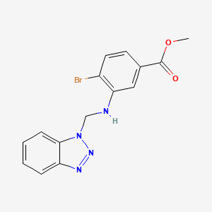 methyl 3-[(1H-benzotriazol-1-ylmethyl)amino]-4-bromobenzoate