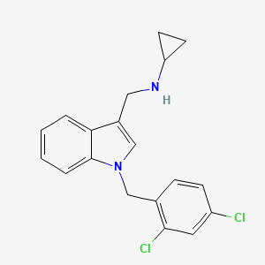 N-{[1-(2,4-dichlorobenzyl)-1H-indol-3-yl]methyl}cyclopropanamine