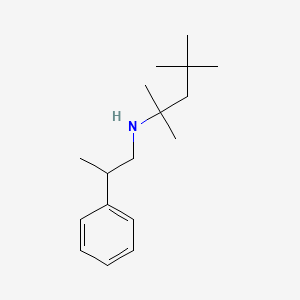 2,4,4-trimethyl-N-(2-phenylpropyl)pentan-2-amine