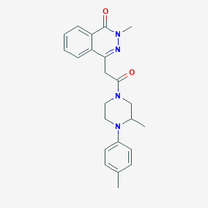 2-Methyl-4-{2-[3-methyl-4-(4-methylphenyl)piperazin-1-YL]-2-oxoethyl}phthalazin-1-one