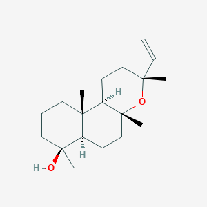 molecular formula C19H32O2 B1248122 4beta-Hydroxy-19-normanoyl oxide 