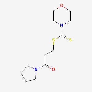 3-Oxo-3-(pyrrolidin-1-yl)propyl morpholine-4-carbodithioate