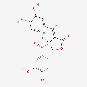 molecular formula C18H14O8 B1248129 Actaealactone CAS No. 874359-26-9