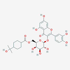 molecular formula C31H36O14 B1248132 Cypellogin C 