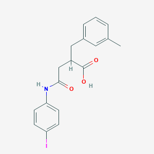 4-[(4-Iodophenyl)amino]-2-(3-methylbenzyl)-4-oxobutanoic acid