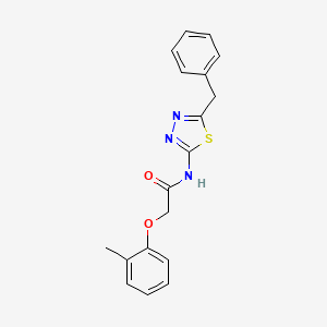 N-(5-benzyl-1,3,4-thiadiazol-2-yl)-2-(2-methylphenoxy)acetamide